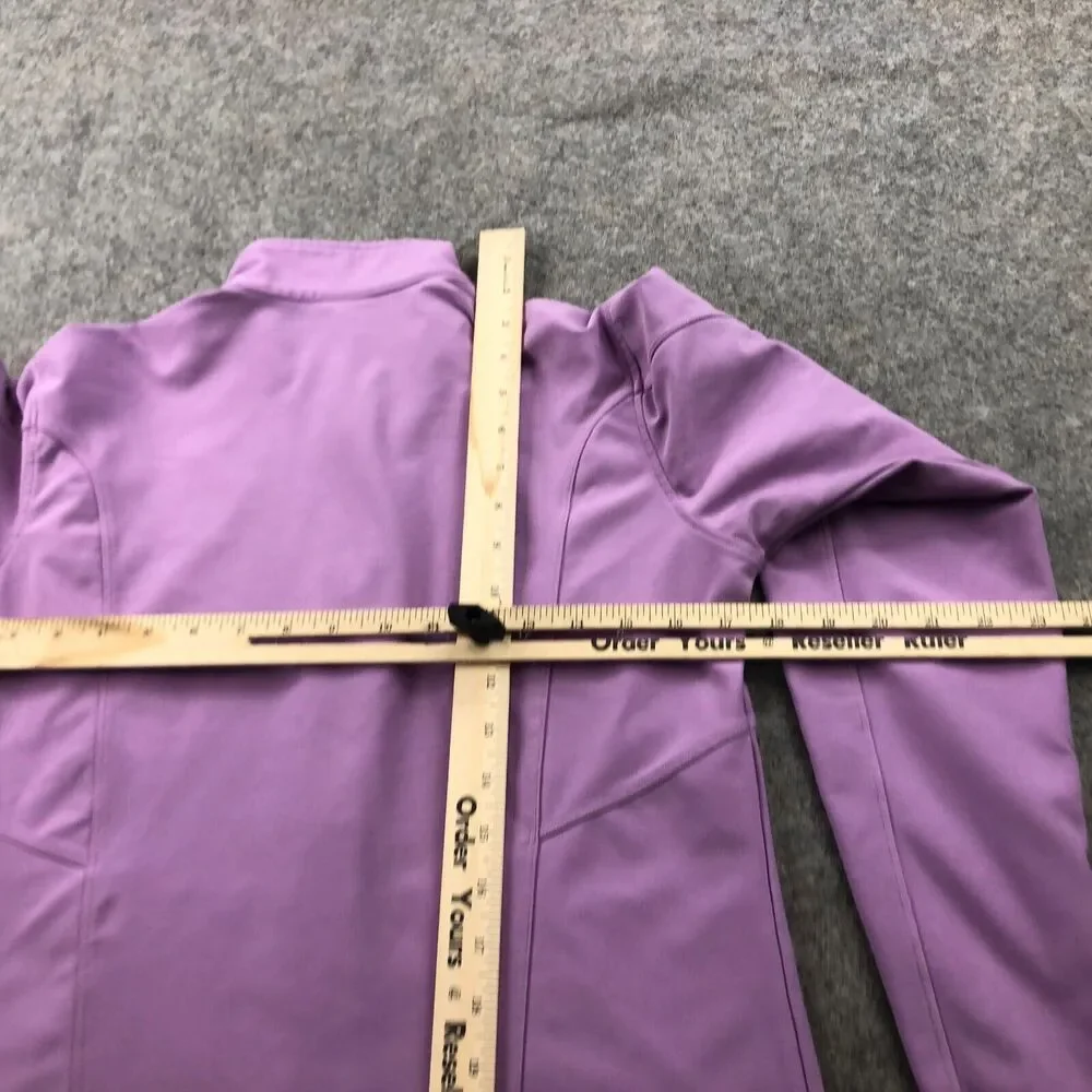 Nike Jacket Womens Medium Purple Full Zip Track Running Hiking Dri Fit Y2K VTG * - Picture 12 of 13